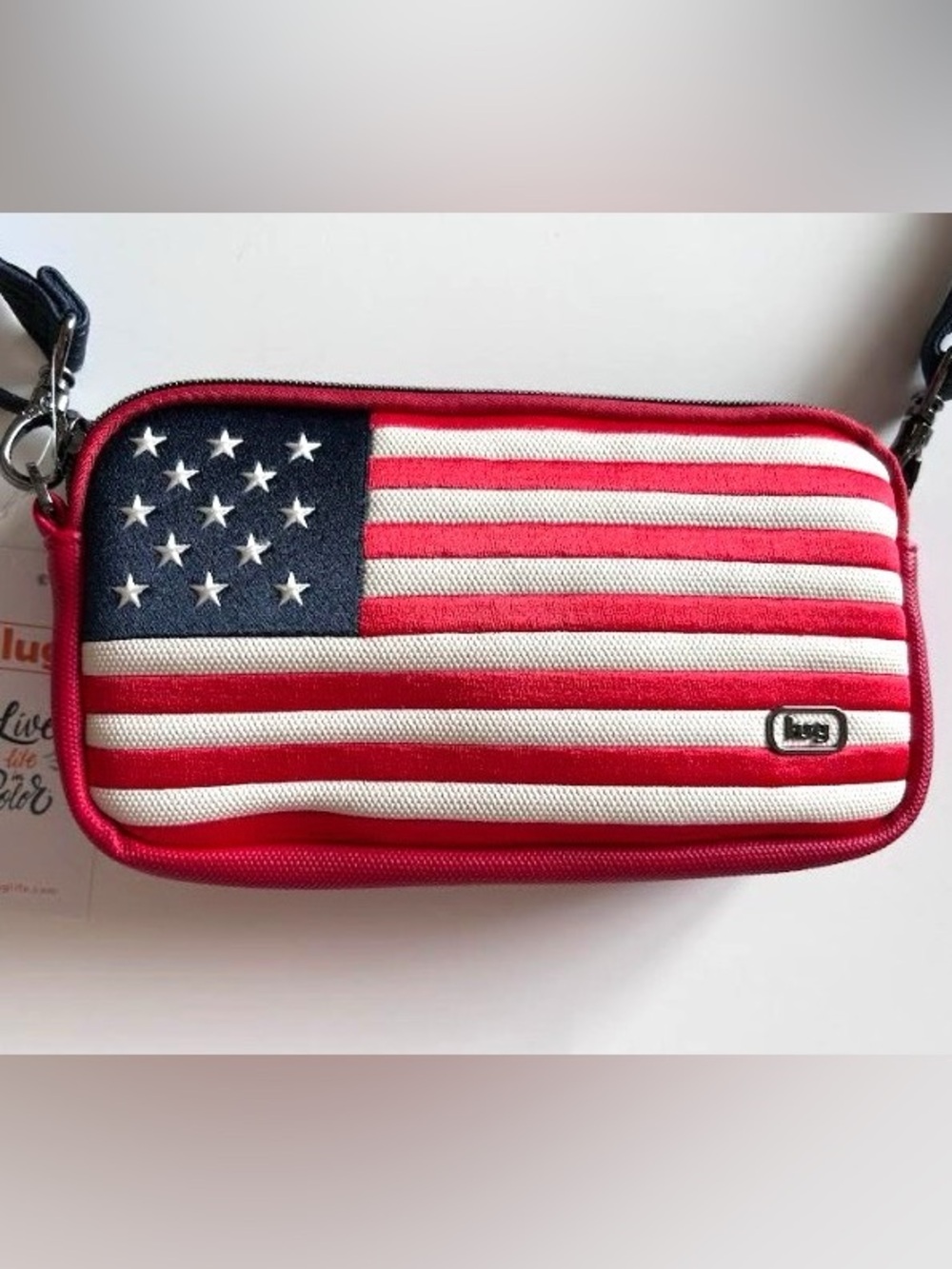 Lug x America 250 Matte Luxe USA Crossbody Coupe XL Poppy Red